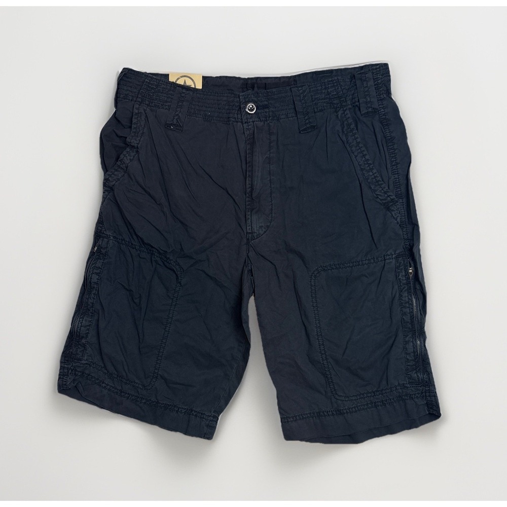 Converse One Star Utility Shorts Bar Harbor Blue Zipper Pockets Men's Size 32